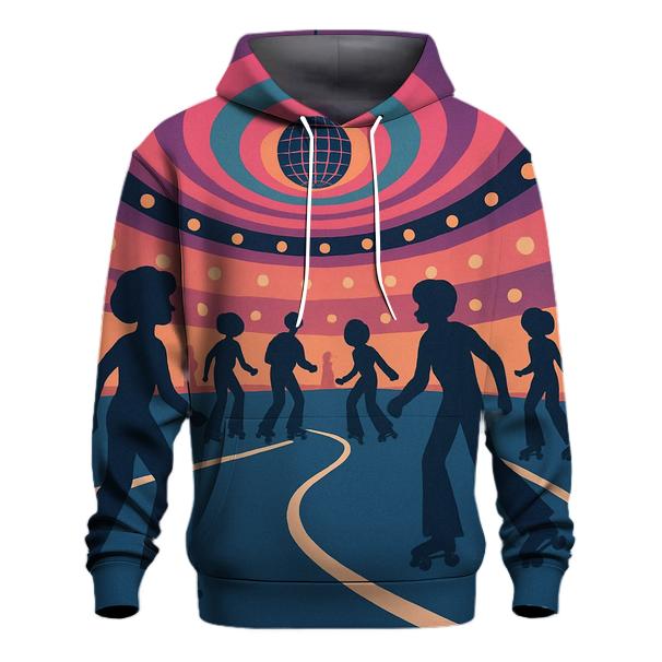 Disco Roller Rink Night hoodie designs