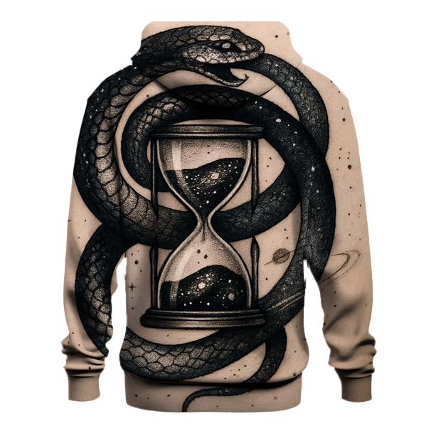 Cosmic Serpent Ouroboros Hourglass hoodie styles
