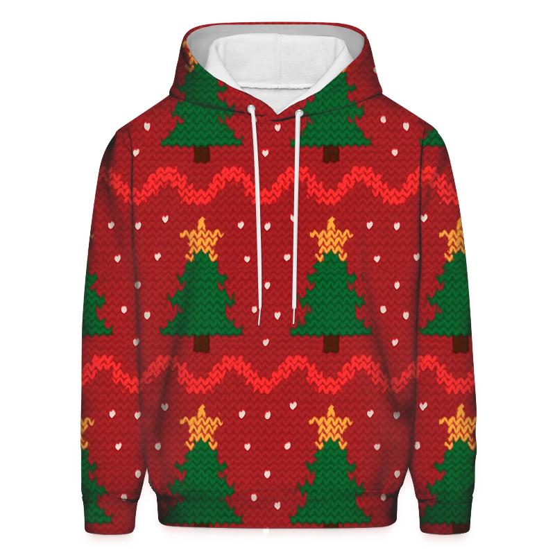 Tacky Tinsel Forest Bands designer hoodies