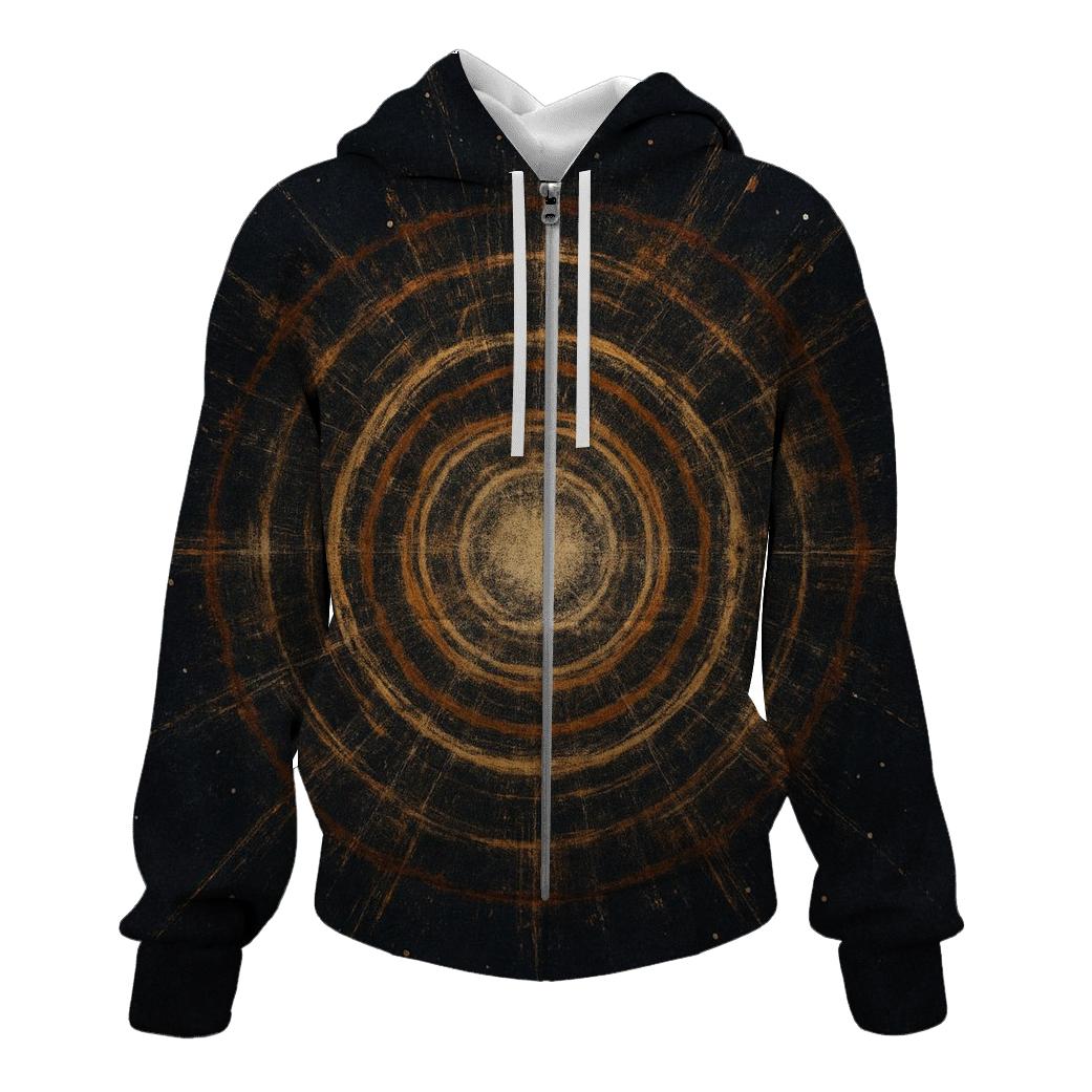 Impact Ejecta Halo Field designer hoodies