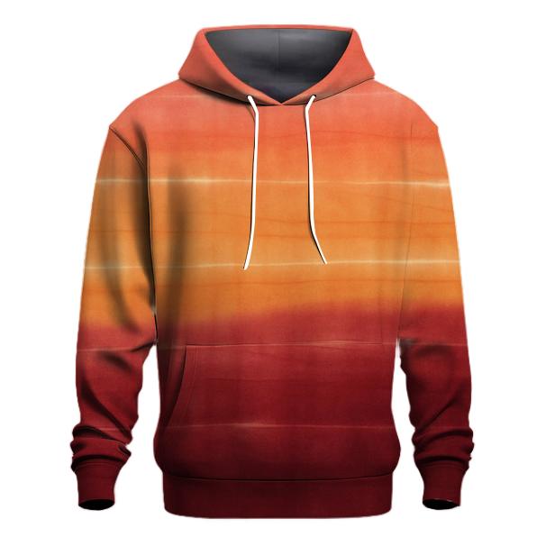 Sunset Horizon Stripe Overdye heavyweight hoodies