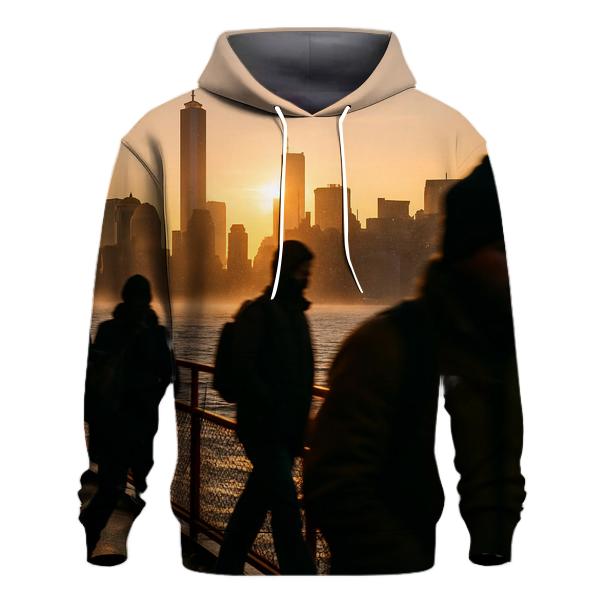 Financial District Sunrise From Staten Island Ferry designer hoodies
