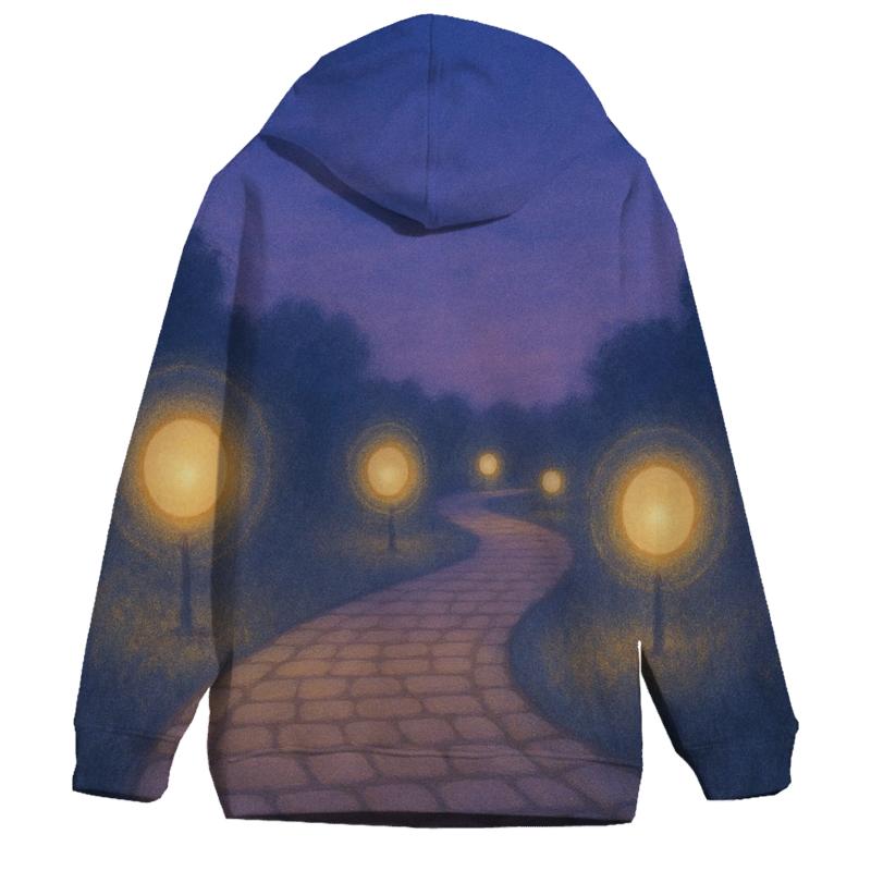 Soul Lantern Pathway zip-up hoodies
