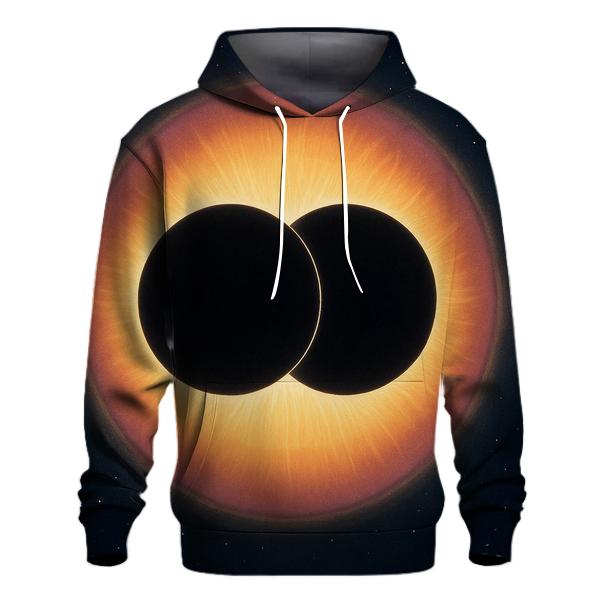 Binary Eclipse Corona Bands printed hoodies