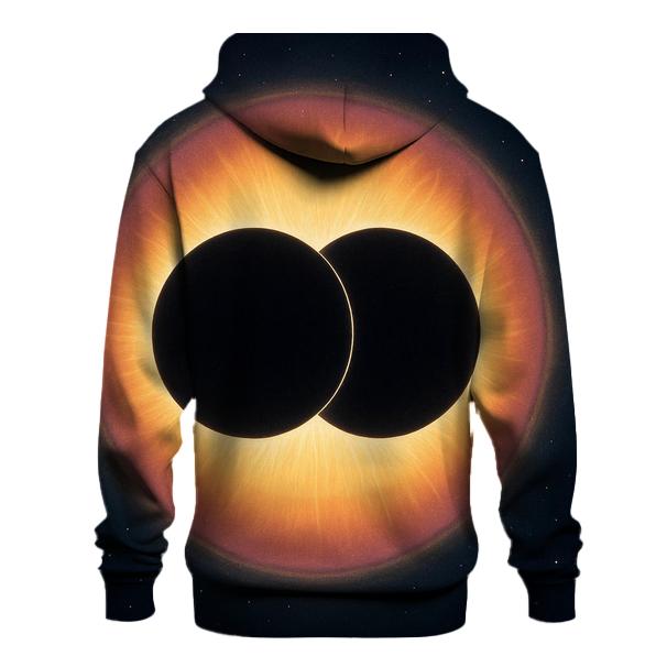 Binary Eclipse Corona Bands printed hoodies