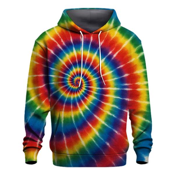 Electric Rainbow Spiral Rings hoodie styles
