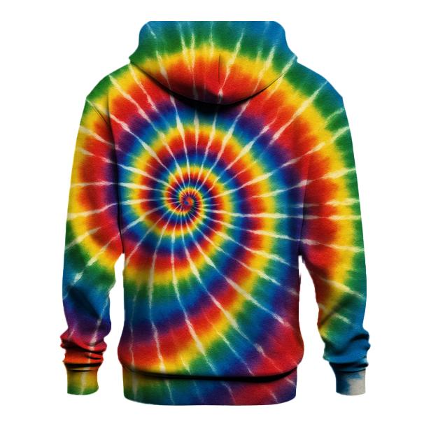 Electric Rainbow Spiral Rings hoodie styles