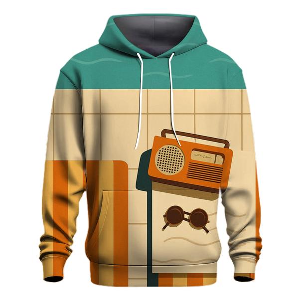 Poolside Summer Radio hoodie styles