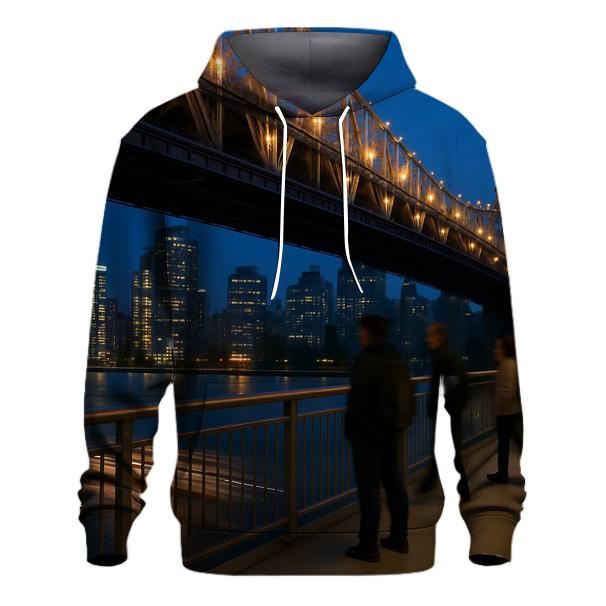 Autumn Evening From Roosevelt Island Tram Station zip-up hoodies
