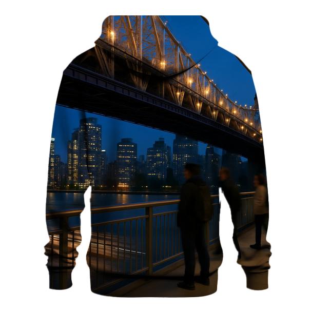 Autumn Evening From Roosevelt Island Tram Station zip-up hoodies