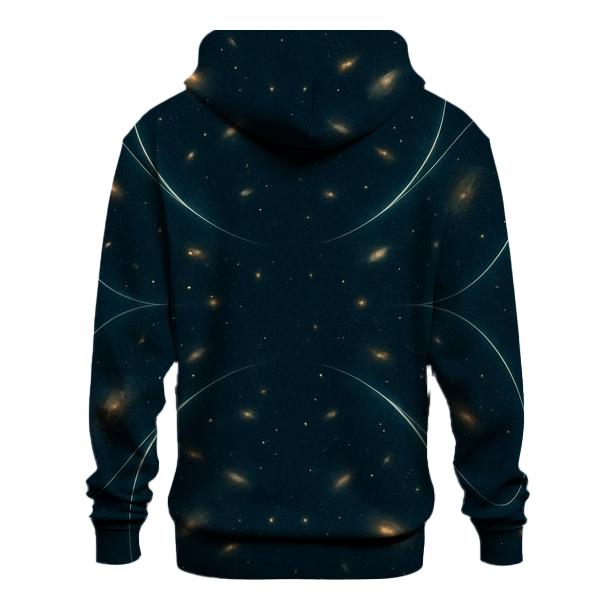 Gravitational Lens Arc Web custom hoodies