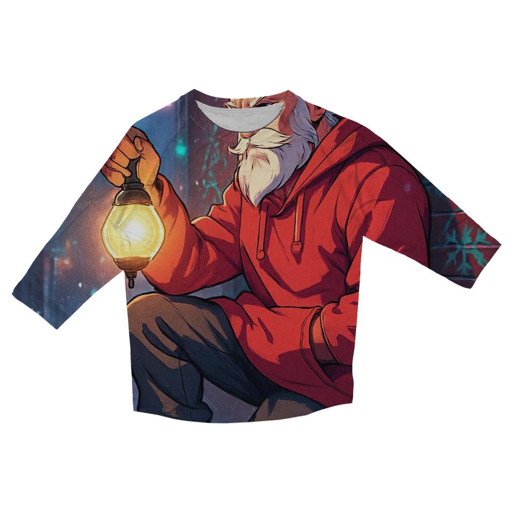 Neon Alley Streetwear Santa fashion 3/4 sleeve shirts