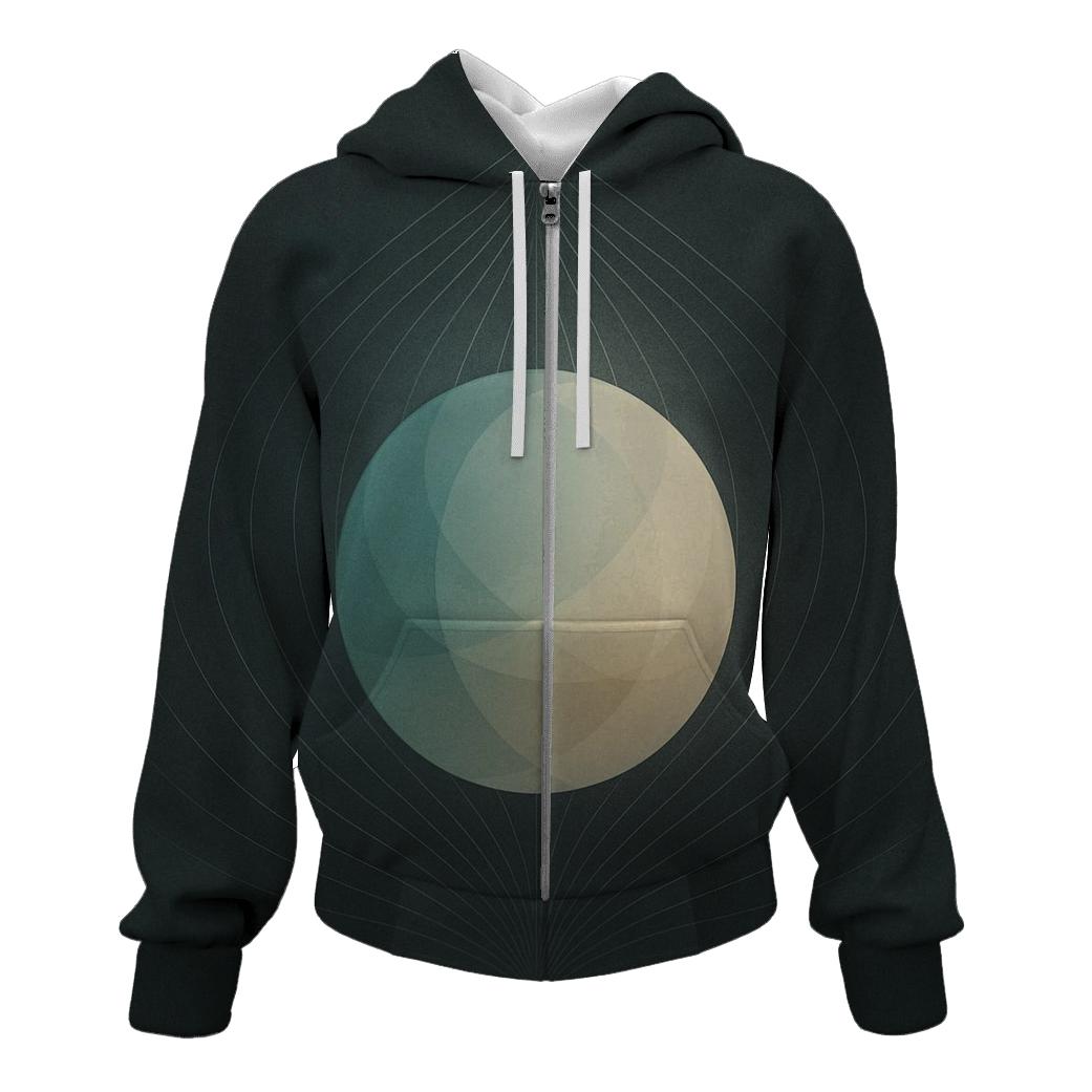 Inner Sanctuary Sphere zip-up hoodies