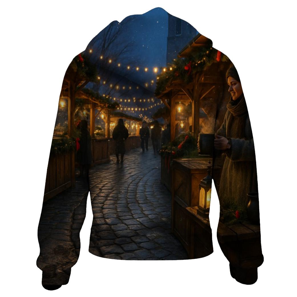 StNicholasStreetChristmasMarket zip-up hoodies
