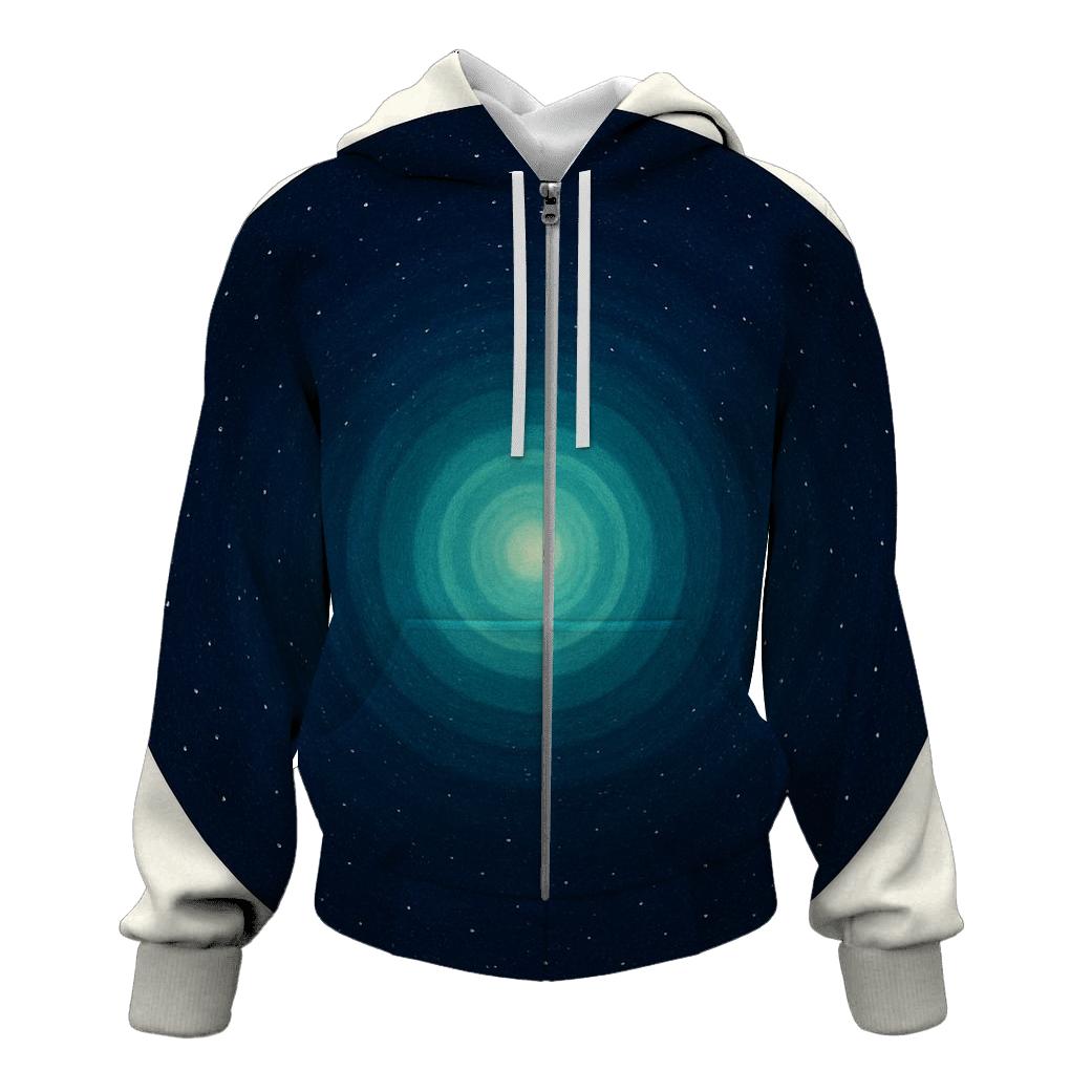 Starlit Breathing Circle designer hoodies
