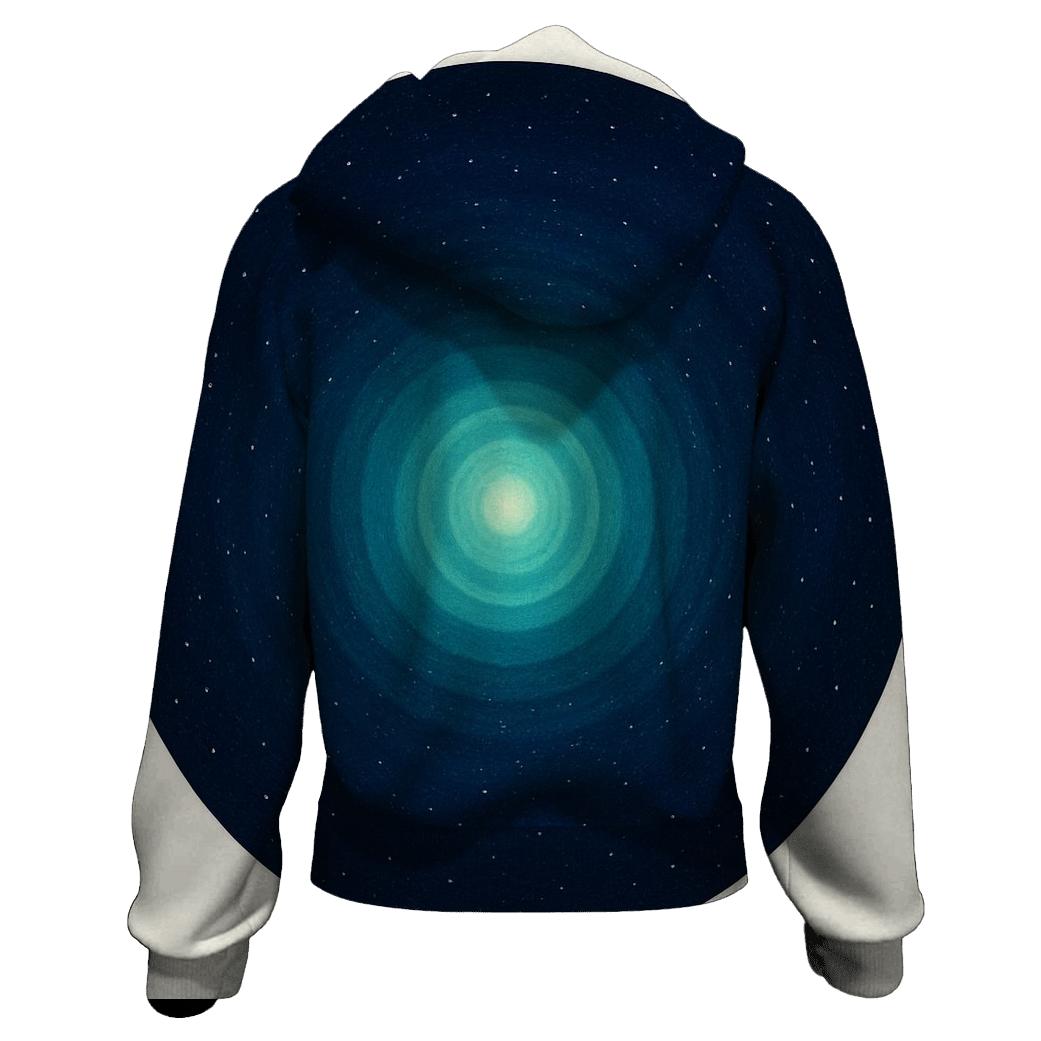 Starlit Breathing Circle designer hoodies
