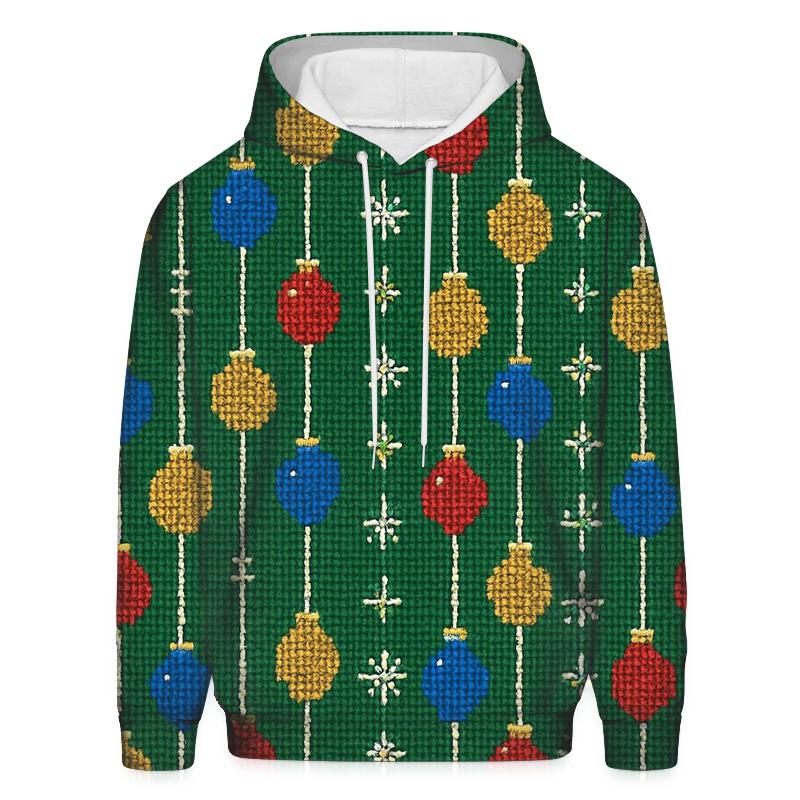 Ornament Ladder Pixel Rows lightweight hoodies