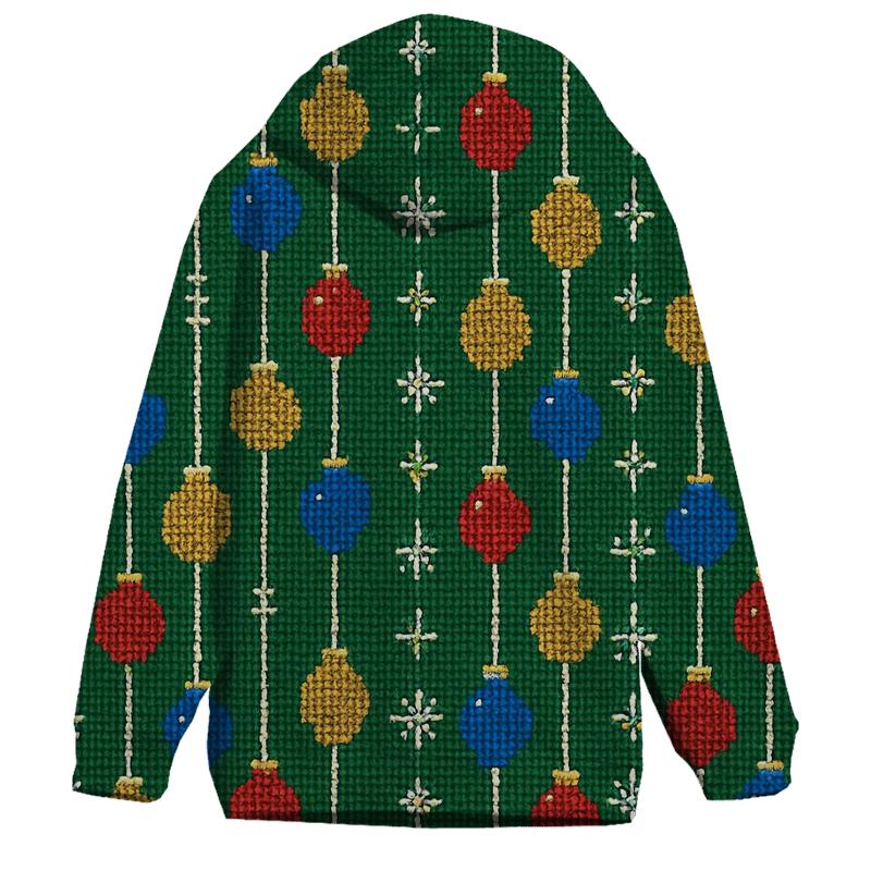 Ornament Ladder Pixel Rows lightweight hoodies