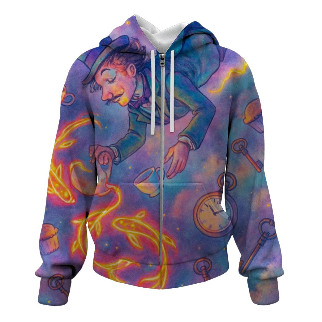 Chaotic Tea Party In Zero Gravity hoodie designs