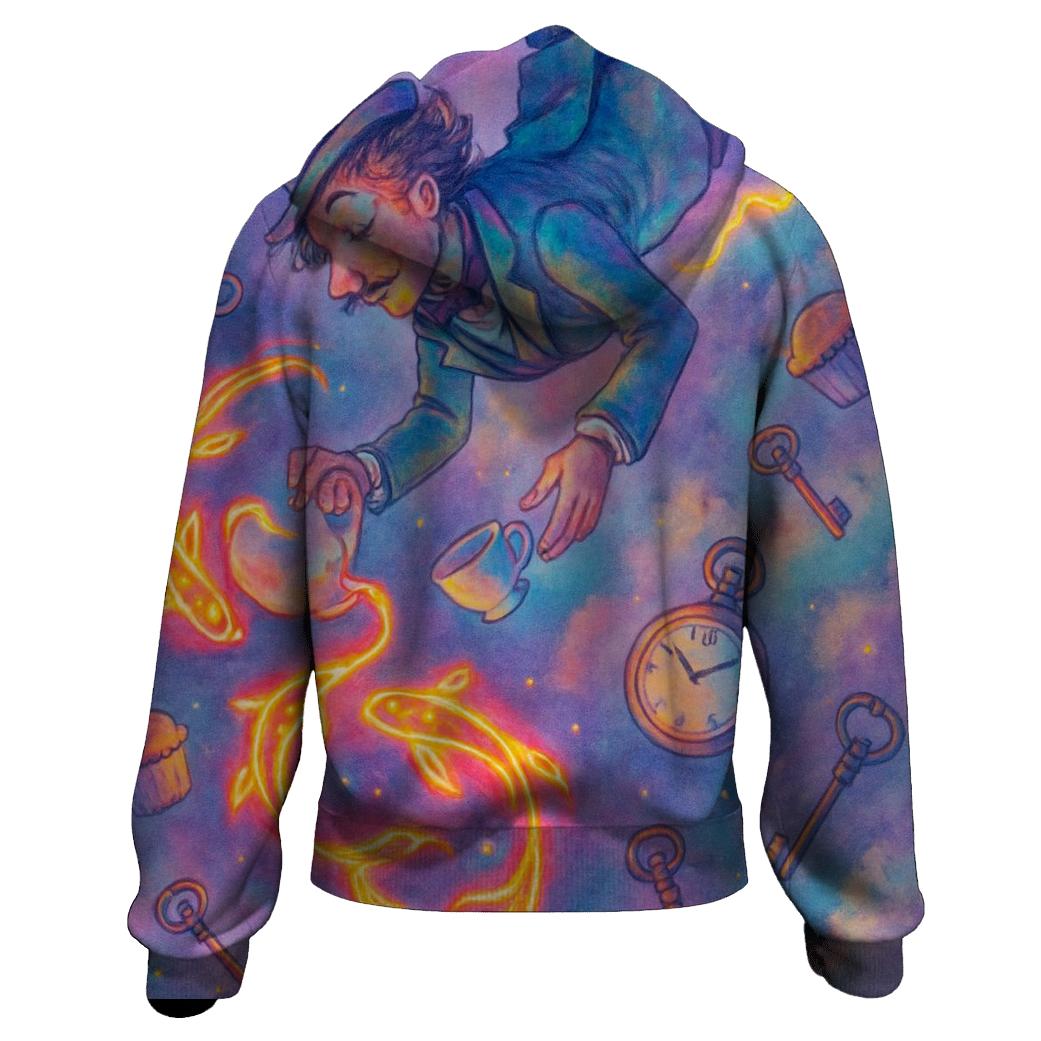 Chaotic Tea Party In Zero Gravity hoodie designs