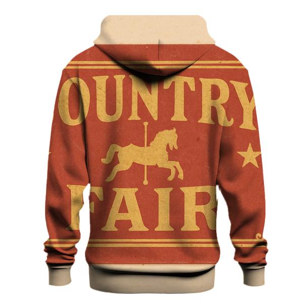 Rustic Country Fair Ticket Art hoodie trends