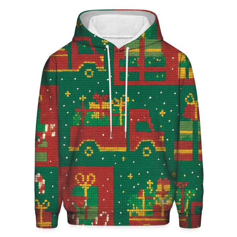 North Pole Traffic Jam Panels custom hoodies