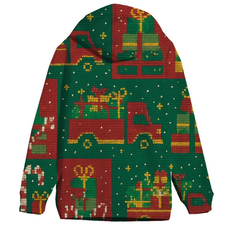 North Pole Traffic Jam Panels custom hoodies