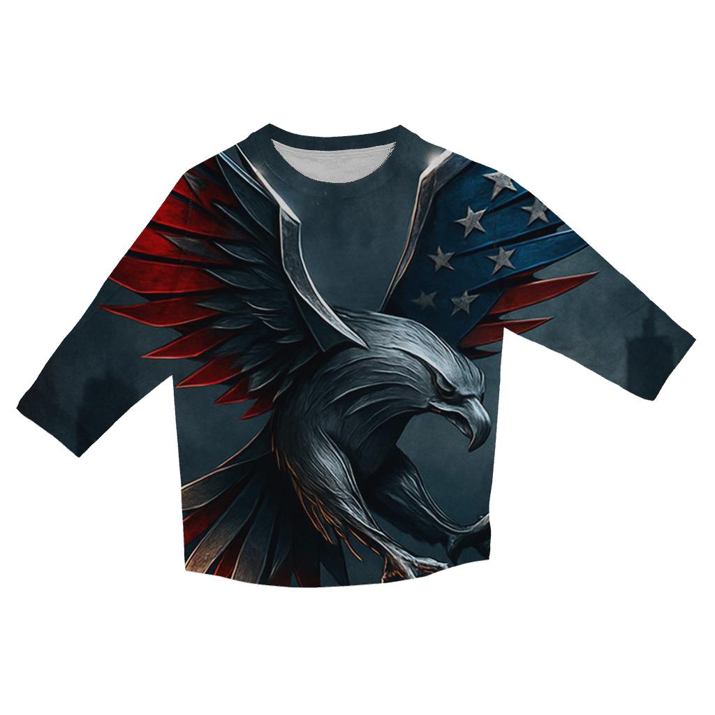 Urban Steel Eagle Of The Republic fashion 3/4 sleeve shirts