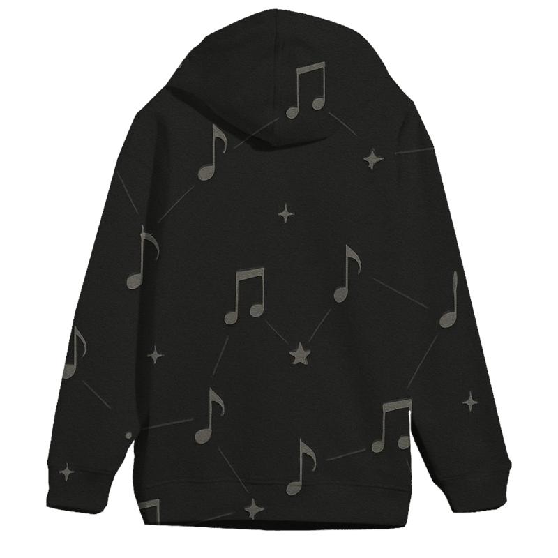 Minimal Note Constellation lightweight hoodies