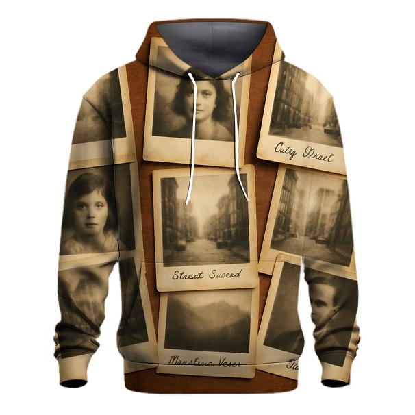 Old Camera Club Snapshot Collage pullover hoodies