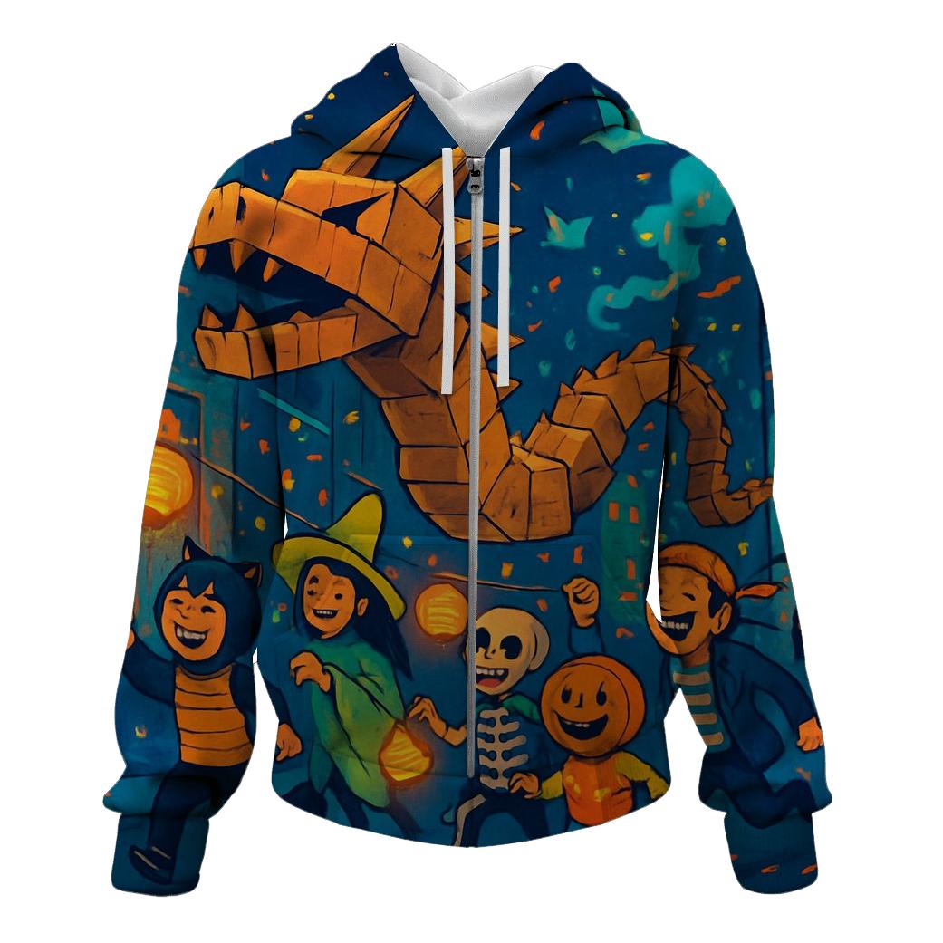 Cardboard Dragon Street Parade hoodie designs