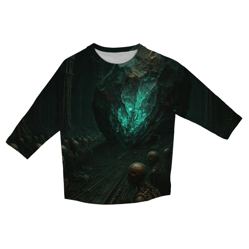 Catacombs Of The Fallen Star printed three quarter sleeve shirts