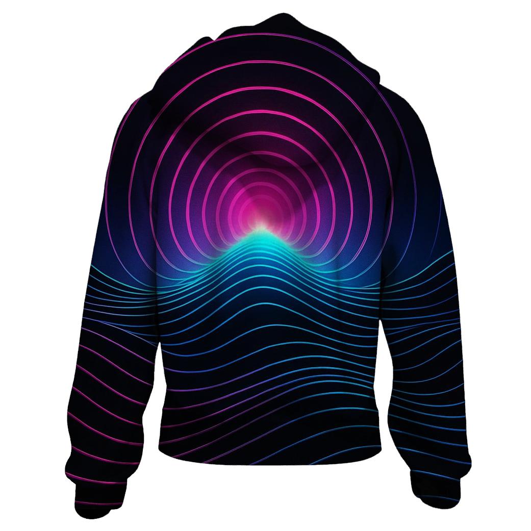 Gravity Waves Synth Horizon hoodie styles