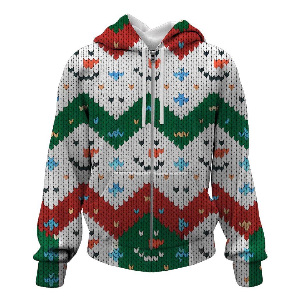 Snowman Scarf Zigzag Inferno graphic hoodies