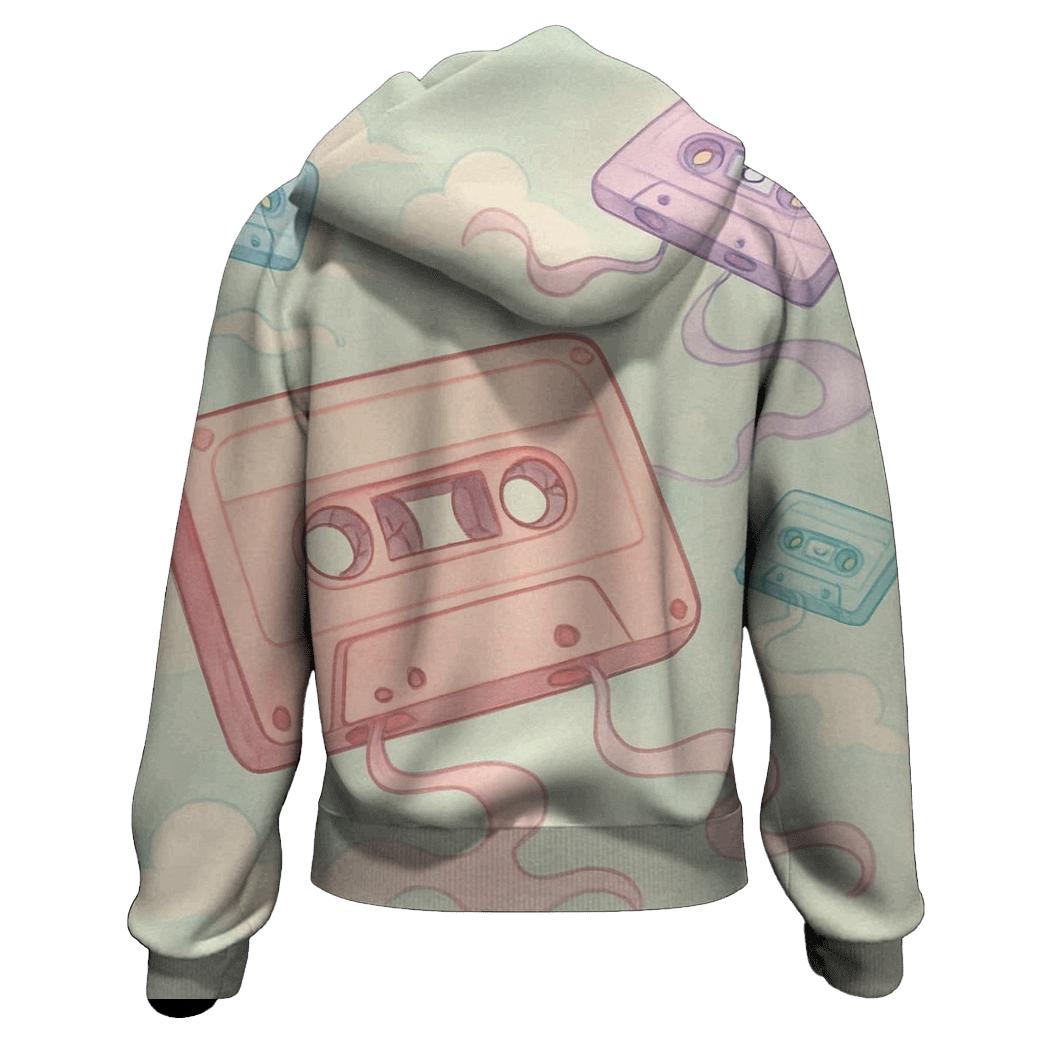 Pastel Cassette Daydream hoodies fashion