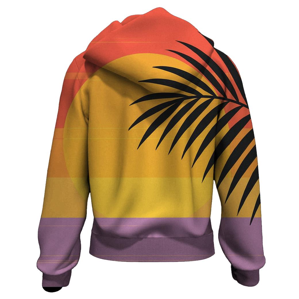 Analog Sunset Stripes premium hoodies