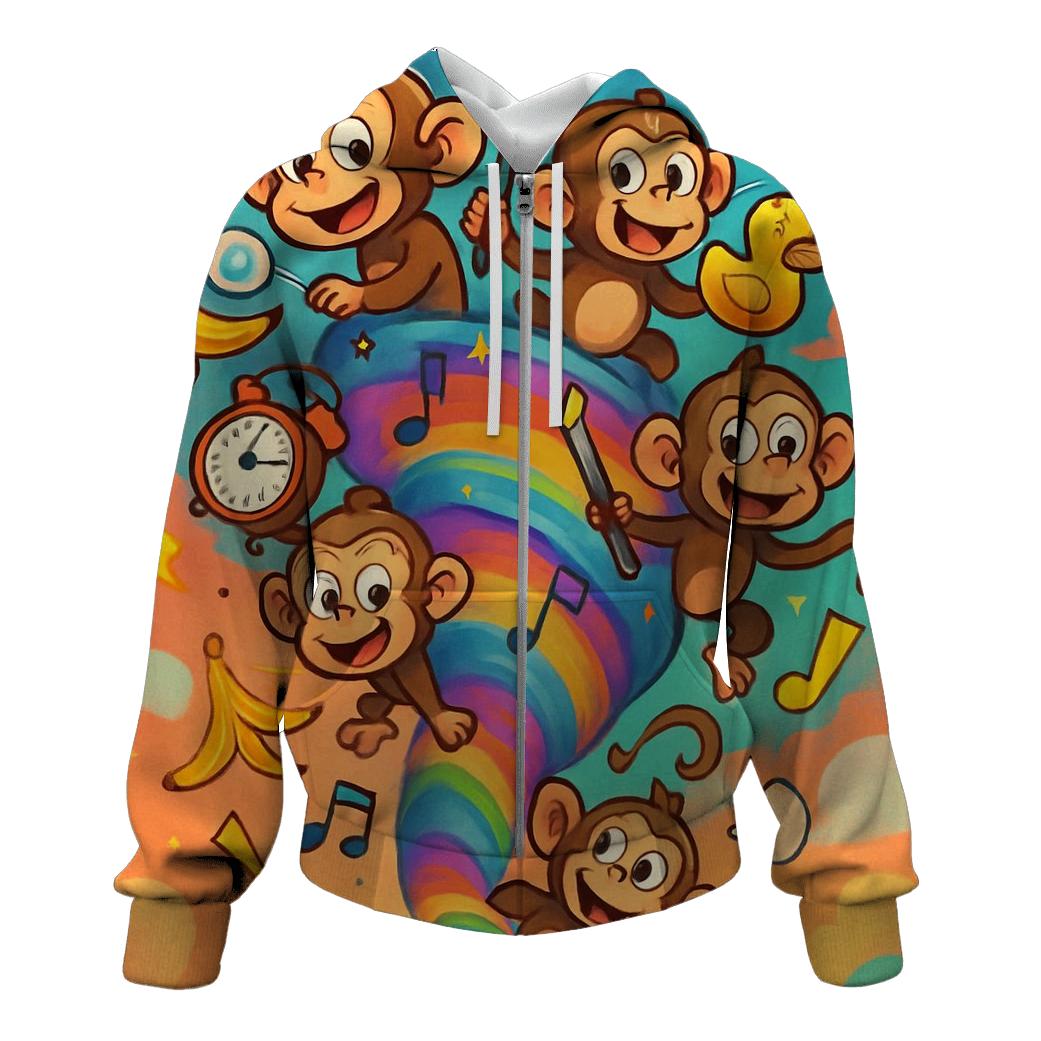 Whirlwind Of Mischief Monkeys custom hoodies
