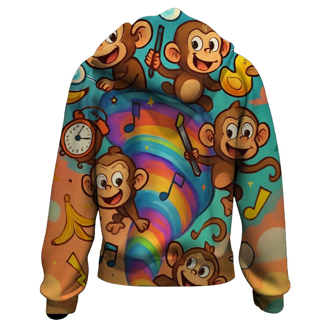 Whirlwind Of Mischief Monkeys custom hoodies