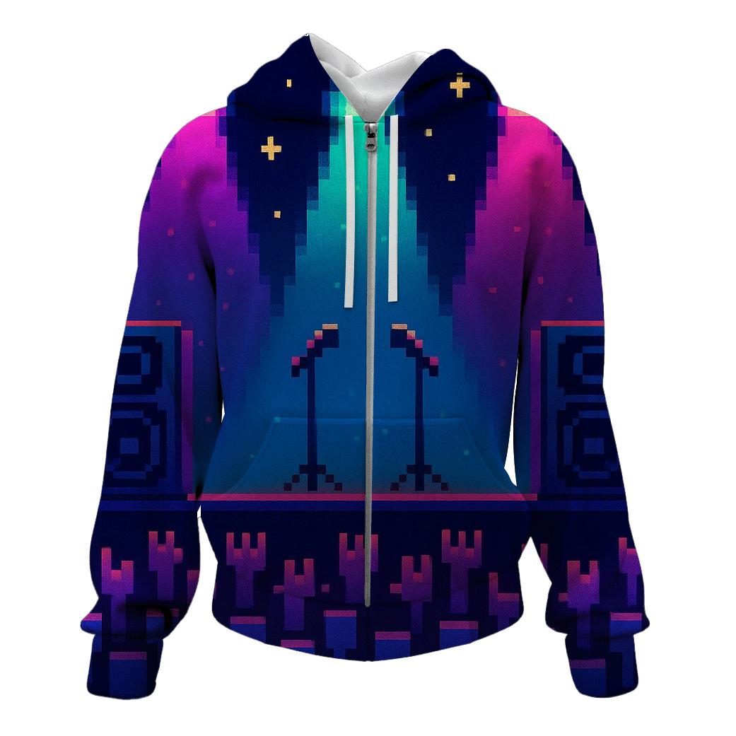 Pixel Stage Riot pullover hoodies