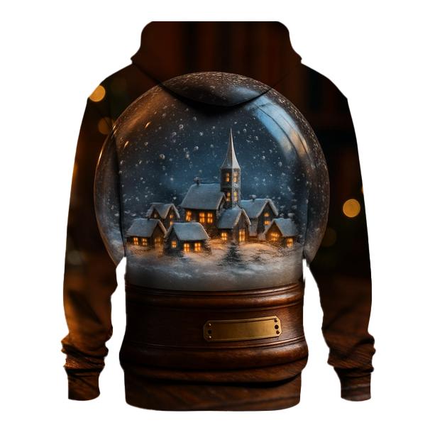 SnowglobeVillageChristmasTwilight hoodies fashion