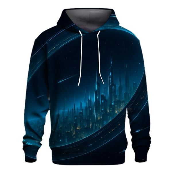 Chrono Orbit Cityscape pullover hoodies