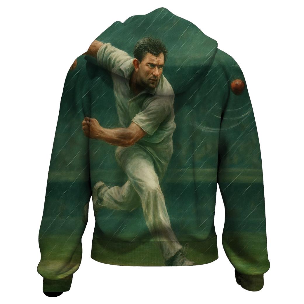 Rainy Day Cricket Spin Bowler lightweight hoodies