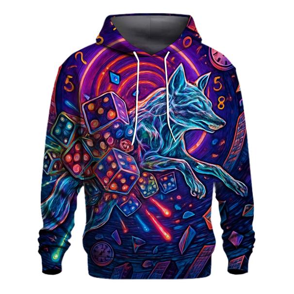 Cascade Of Quantum Dice designer hoodies