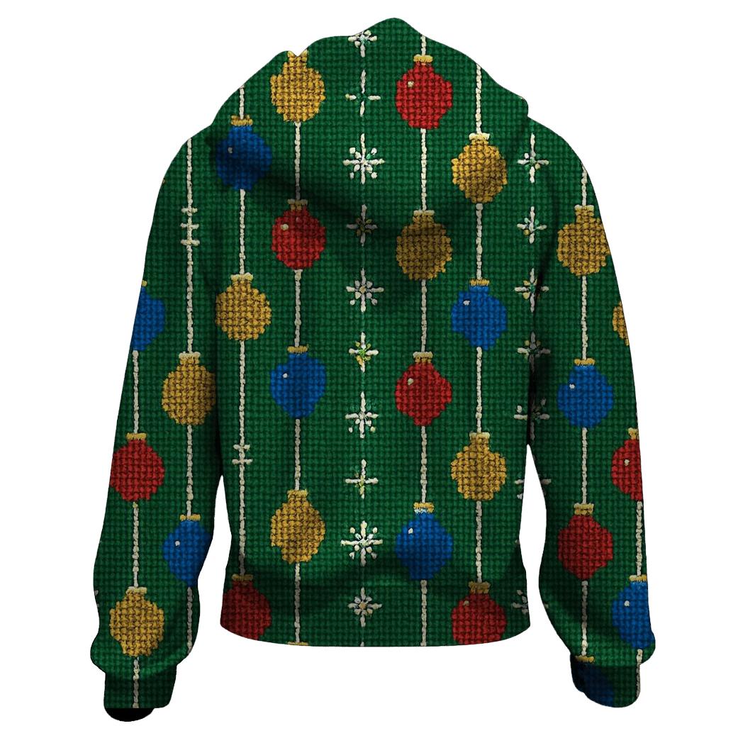 Ornament Ladder Pixel Rows hoodie styles