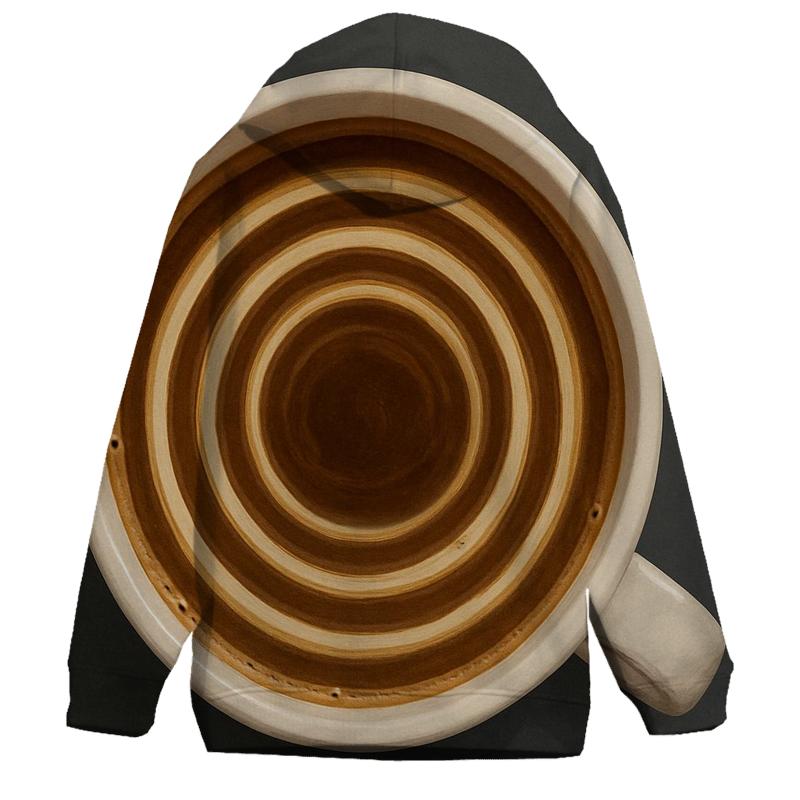 Cream Ripple Topview heavyweight hoodies