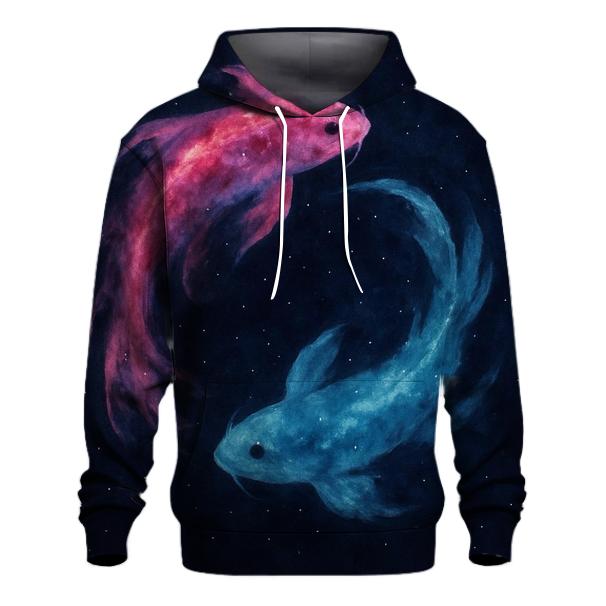 Nebula Ink Koi Flow custom hoodies