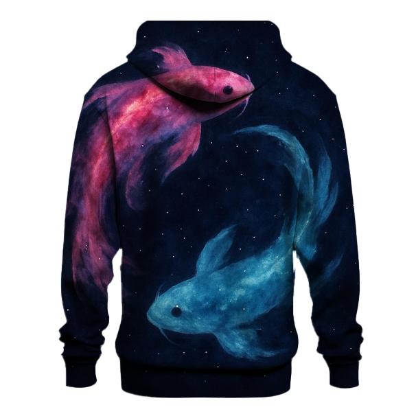 Nebula Ink Koi Flow custom hoodies