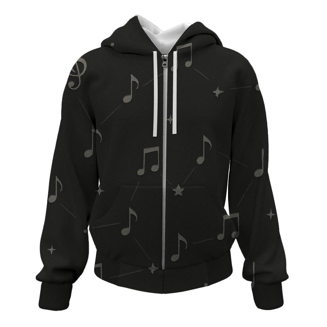 Minimal Note Constellation custom hoodies