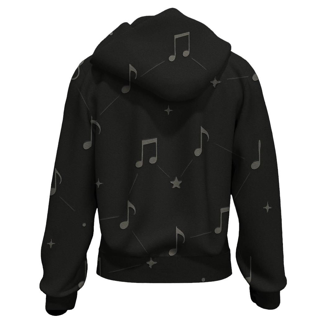 Minimal Note Constellation custom hoodies