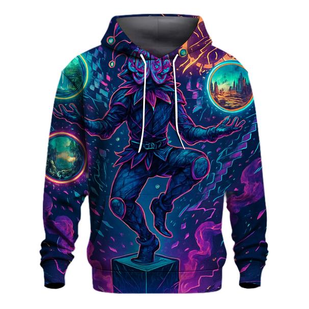 Neon Jester Of Broken Dimensions hoodie trends